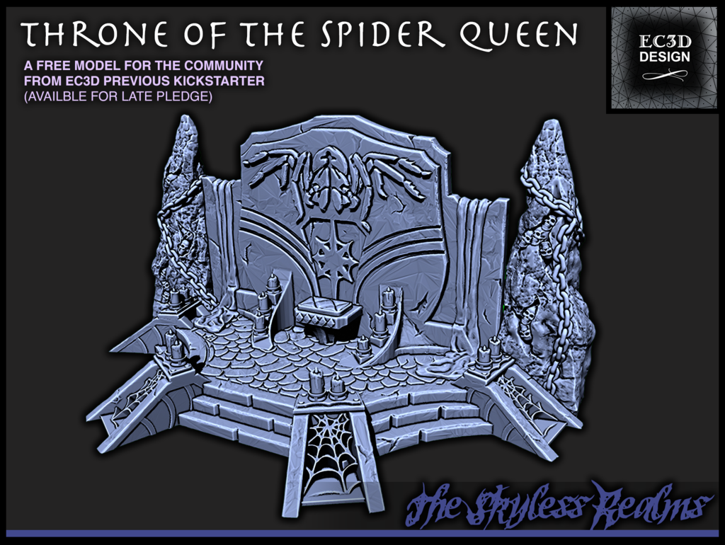 Throne of the Spider Queen - 28mm Gaming - Depths of Savage Atoll