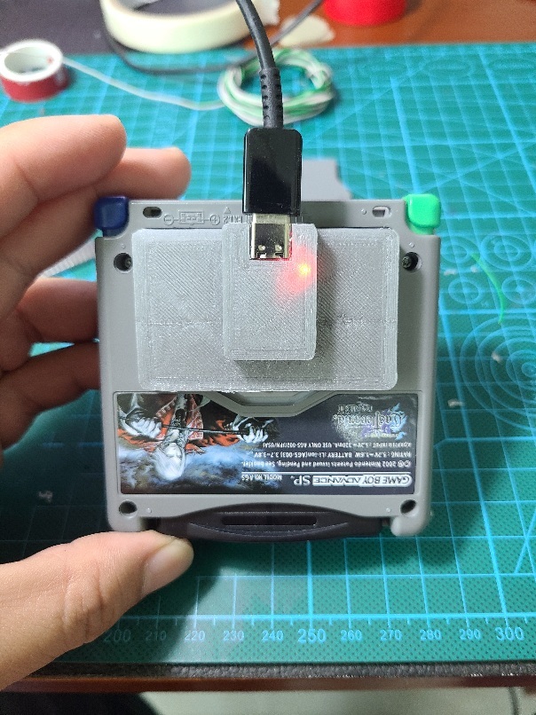 GBA SP extended battery cover 