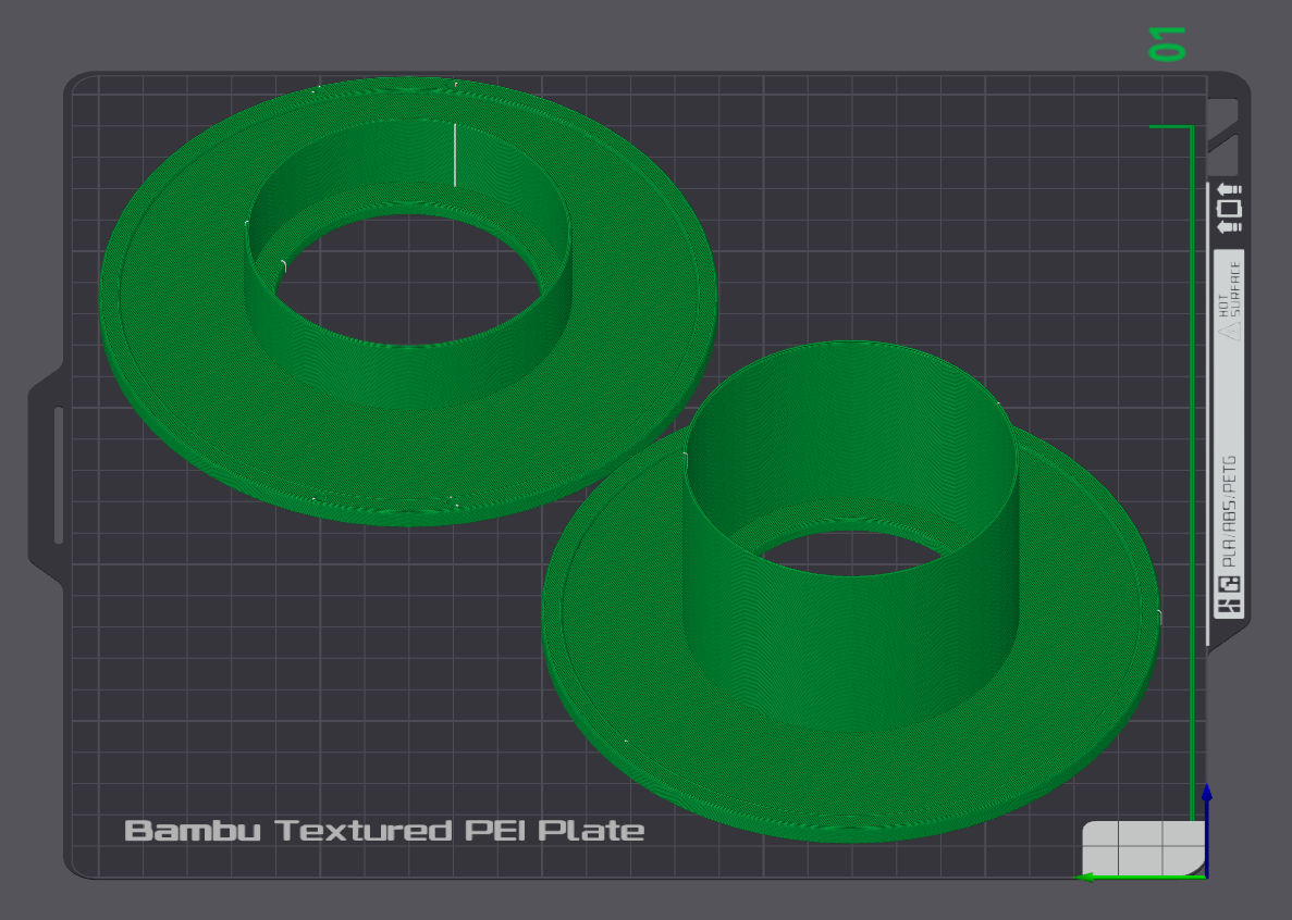 Mini spool (Compatible wide enough for Bambu AMS provided you use a riser at the back