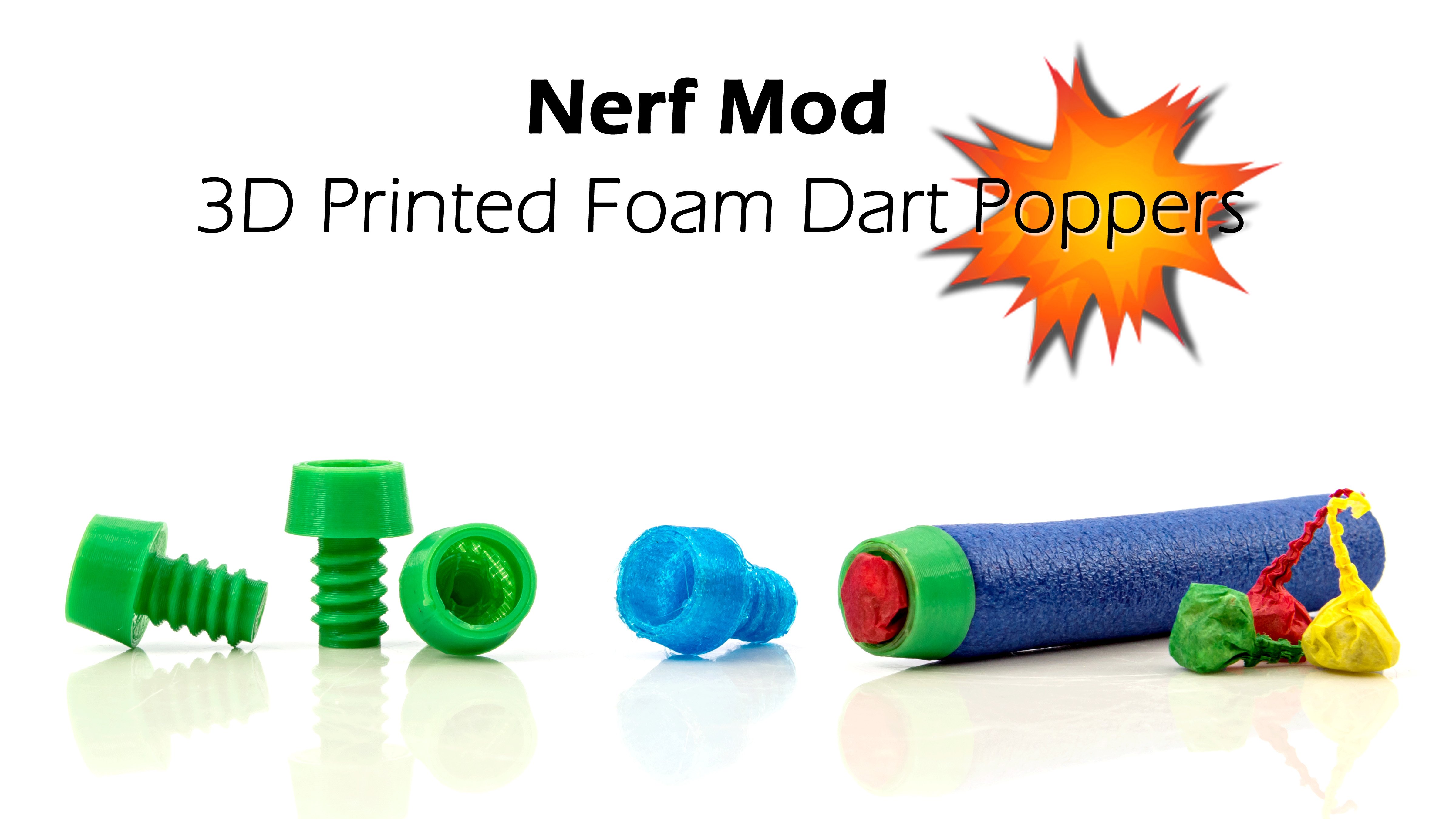 Nerf Explosive Tips - Party Snap Foam Dart Tips
