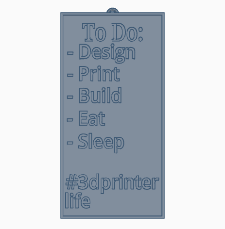 #3dprinter life sign