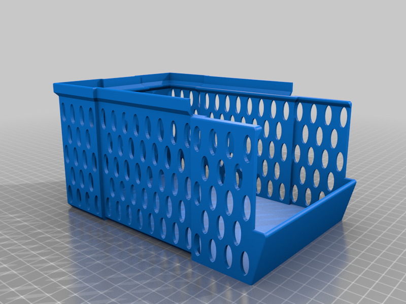Easier to print stackable basket
