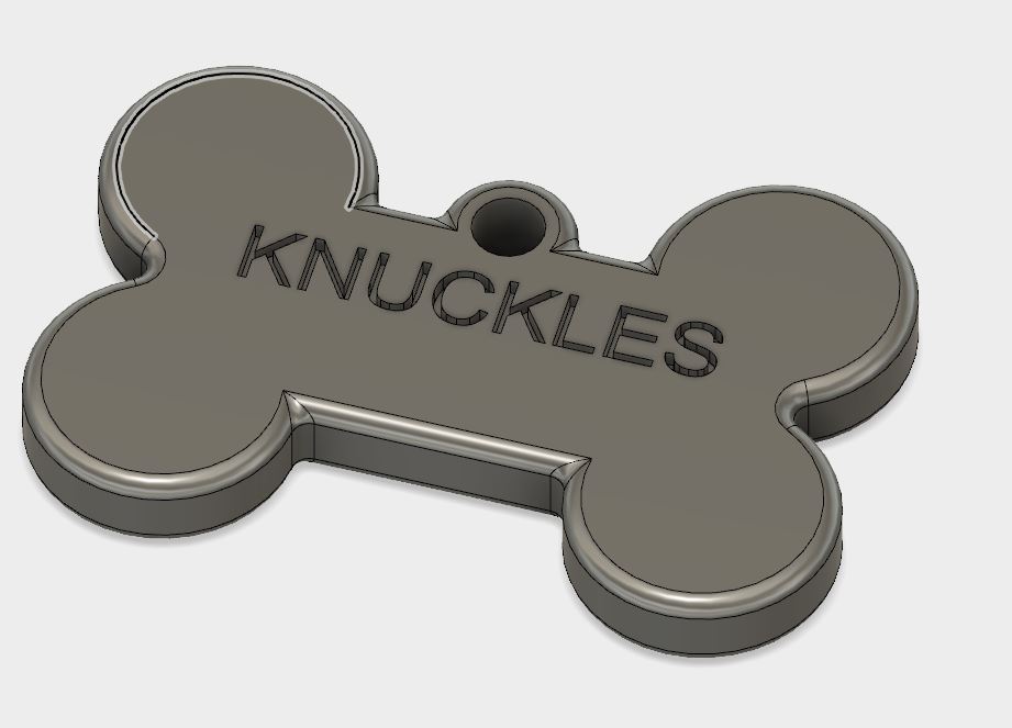 Dog Tag Editable