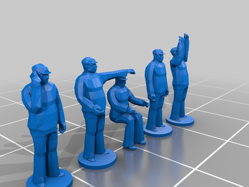 N Scale workers