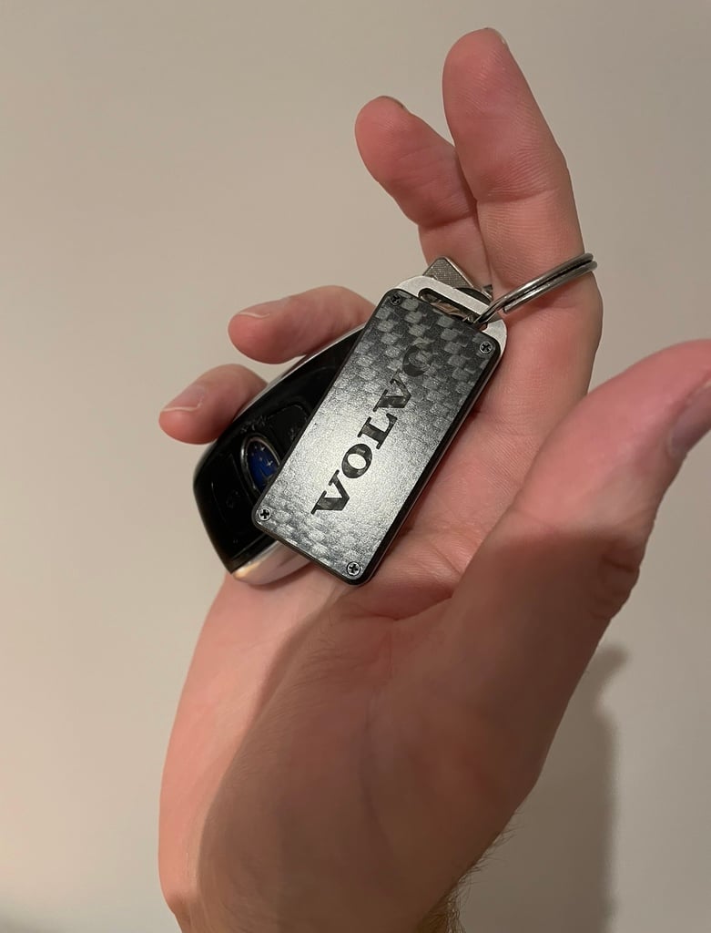 Volvo key tag replacement case