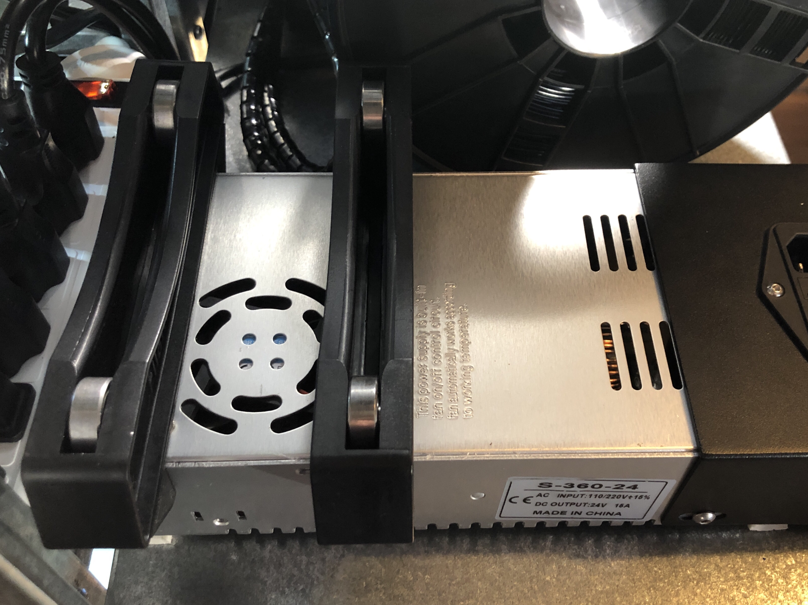 Foot for Spool Holder over PSU, Kingroon KP3