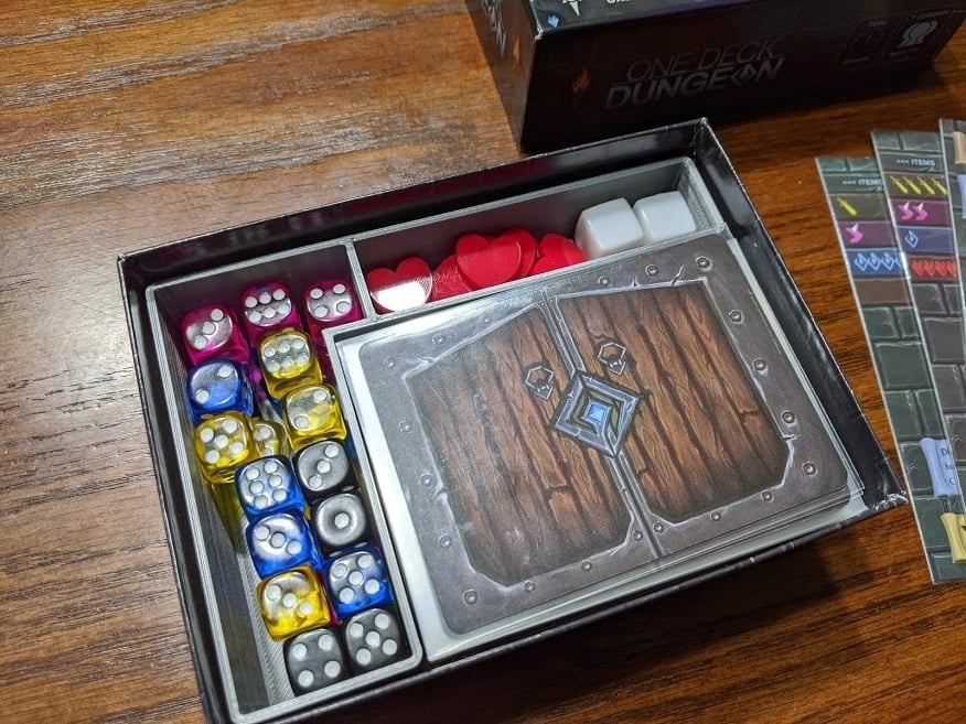 One Deck Dungeon Organizer Tray (Cards in Sleeves)