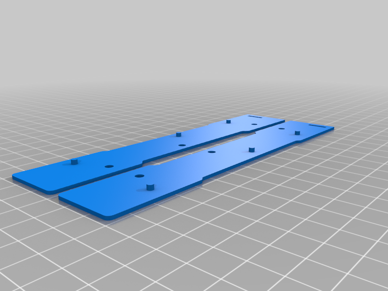 PS2 HDD mounting plates (rev2)