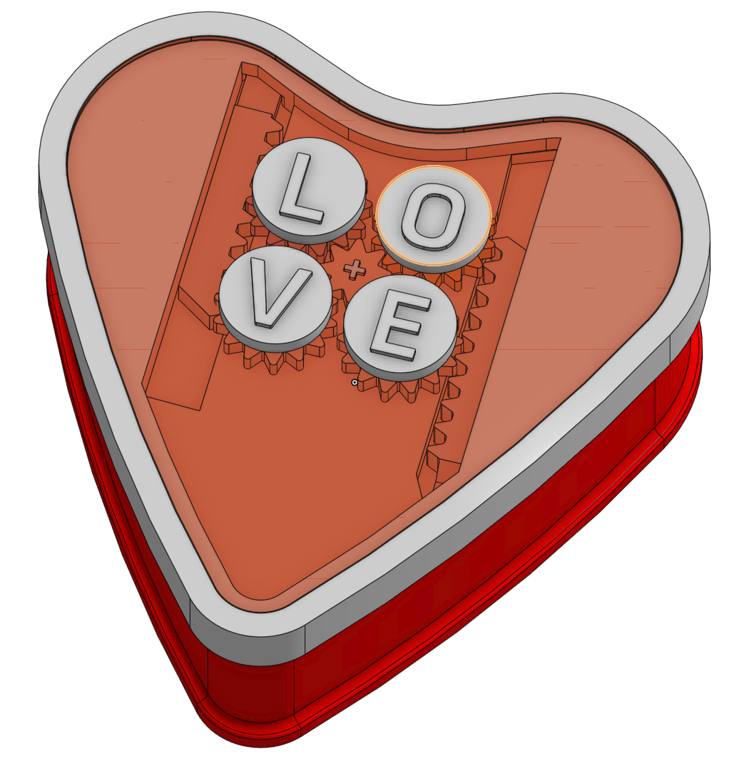 Heart Gear Lock Box