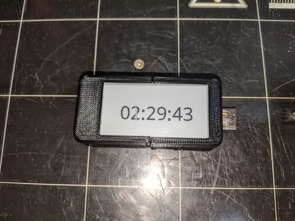 Raspberry Pi Zero USB Dongle + Waveshare 2.13 e-paper inch Case