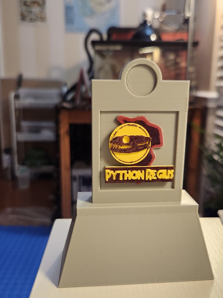 Jurassic Park Paddock Sign (For Ball Python)