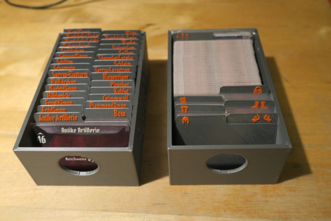 Monster and Item Card Organizer - German/ Icons version