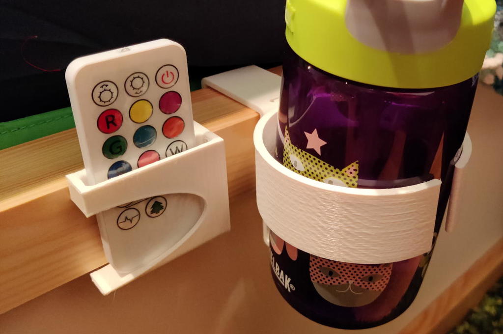 Cup holder for IKEA Kura child bed