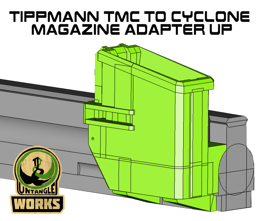 Tippmann TMC to cyclone Magazine UP Adapter