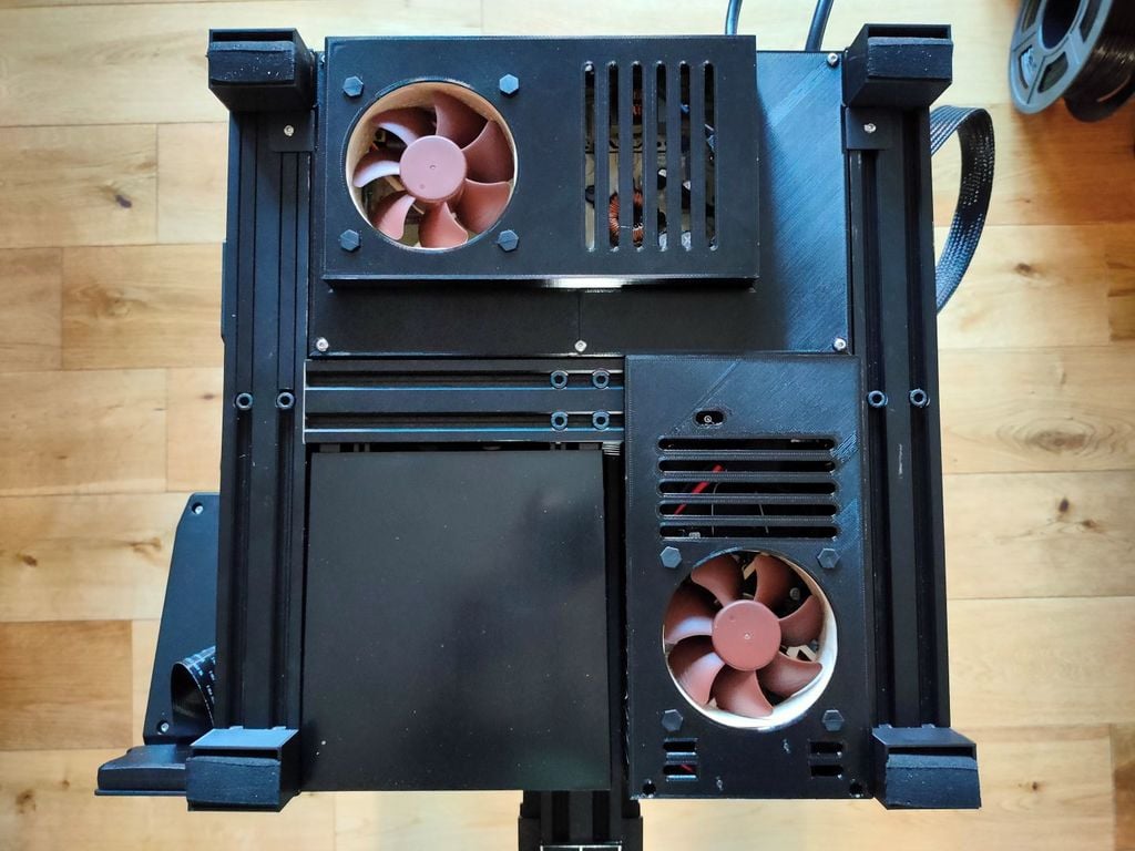 CR-6 SE Motherboard and PSU Cover Set for 80mm Fan