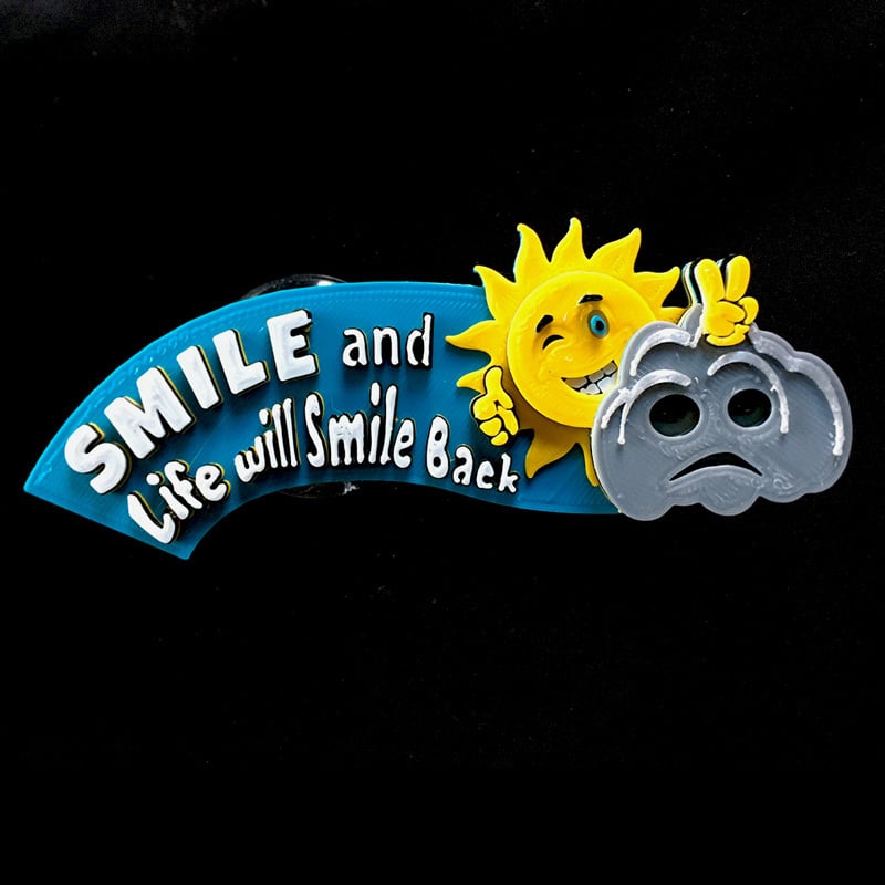 Smiling Sun Mirror Emoji