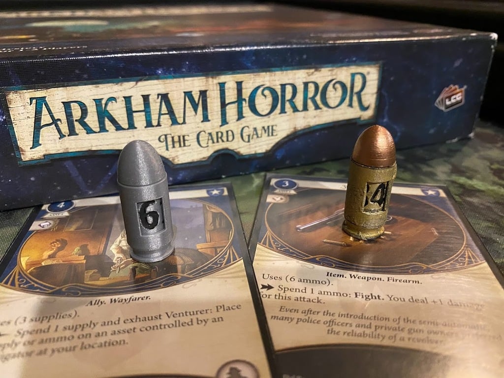 Spin Ammo Counter for Arkham Horror: The Card Game