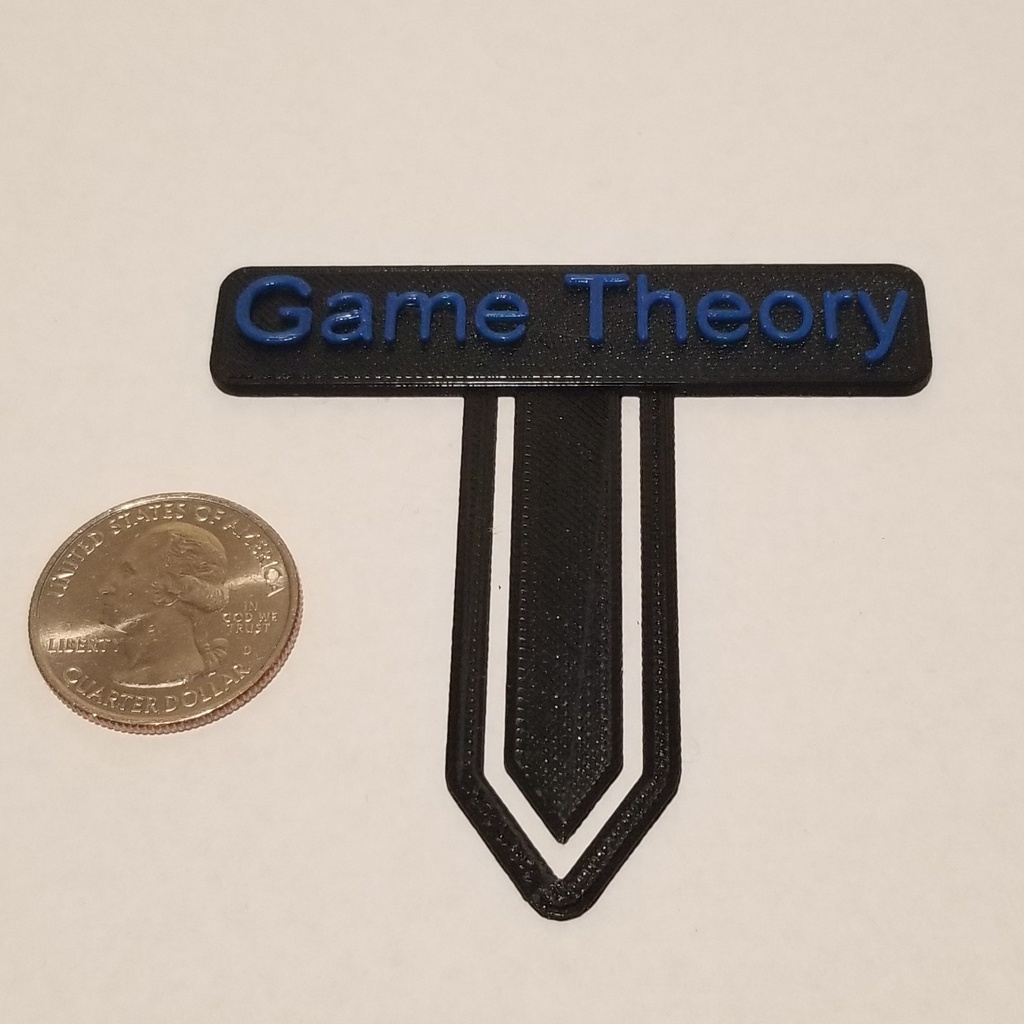 Game Theory Bookmark