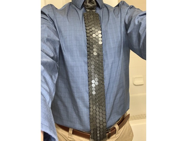 Nasa Chainmail Necktie