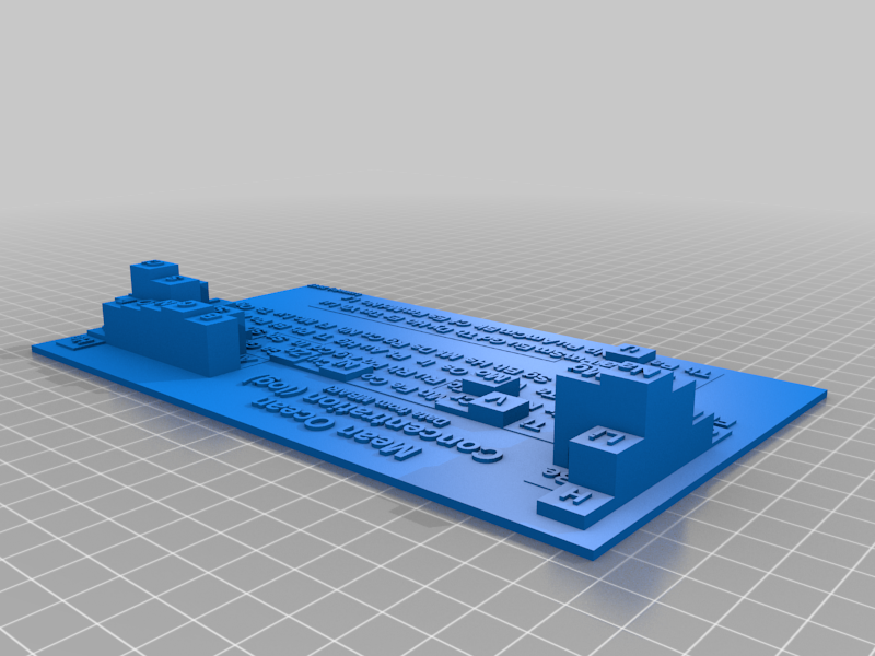 3D Periodic Table Oceanography Edition