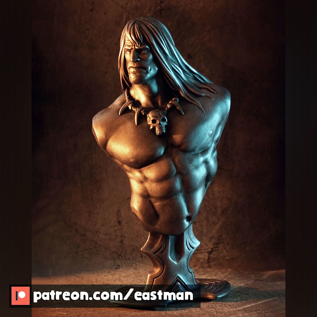 Conan the Barbarian bust (fan art)