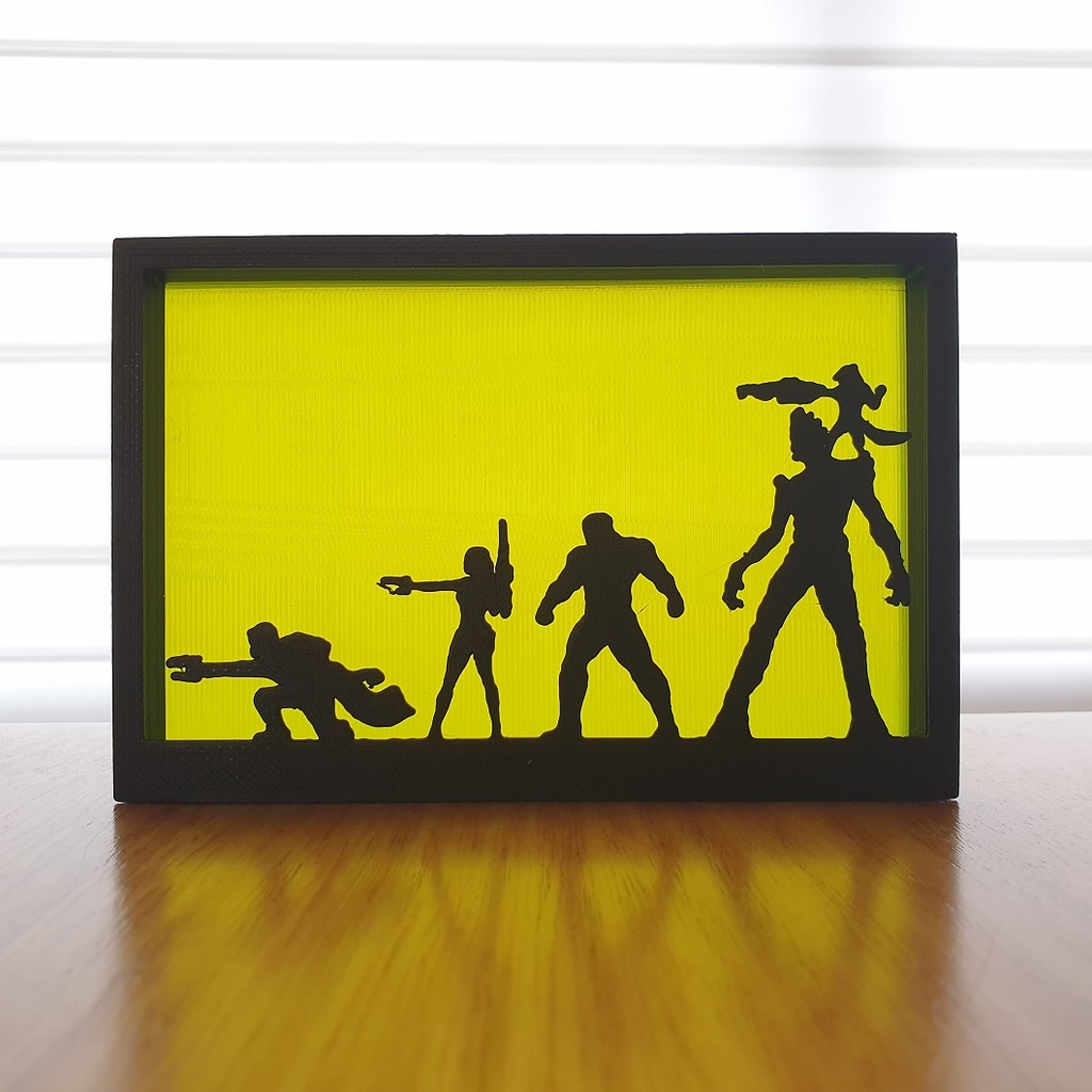 Guardians of the Galaxy Silhouette art
