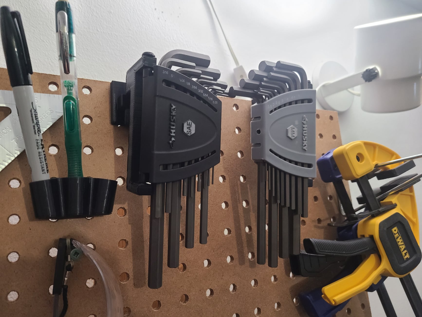 Husky Hex Key Peg Board Holder