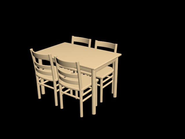 kitchen table and chairs