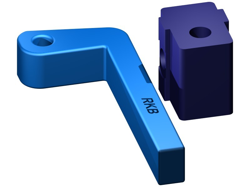 T-Slot Sliding Clamp with stop