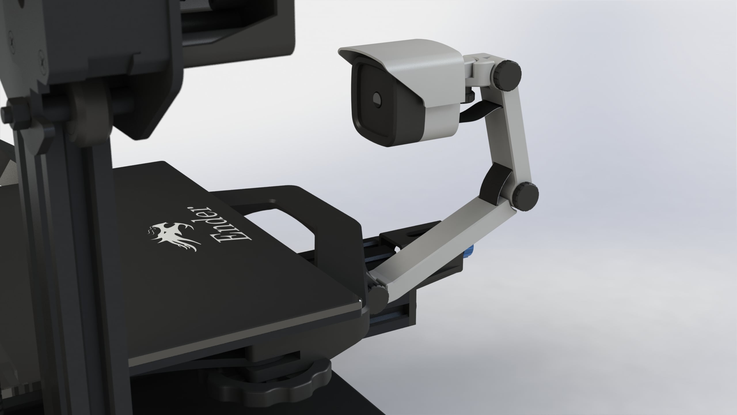 Handle and Raspberry Pi Camera Mount for Ender 3 v2