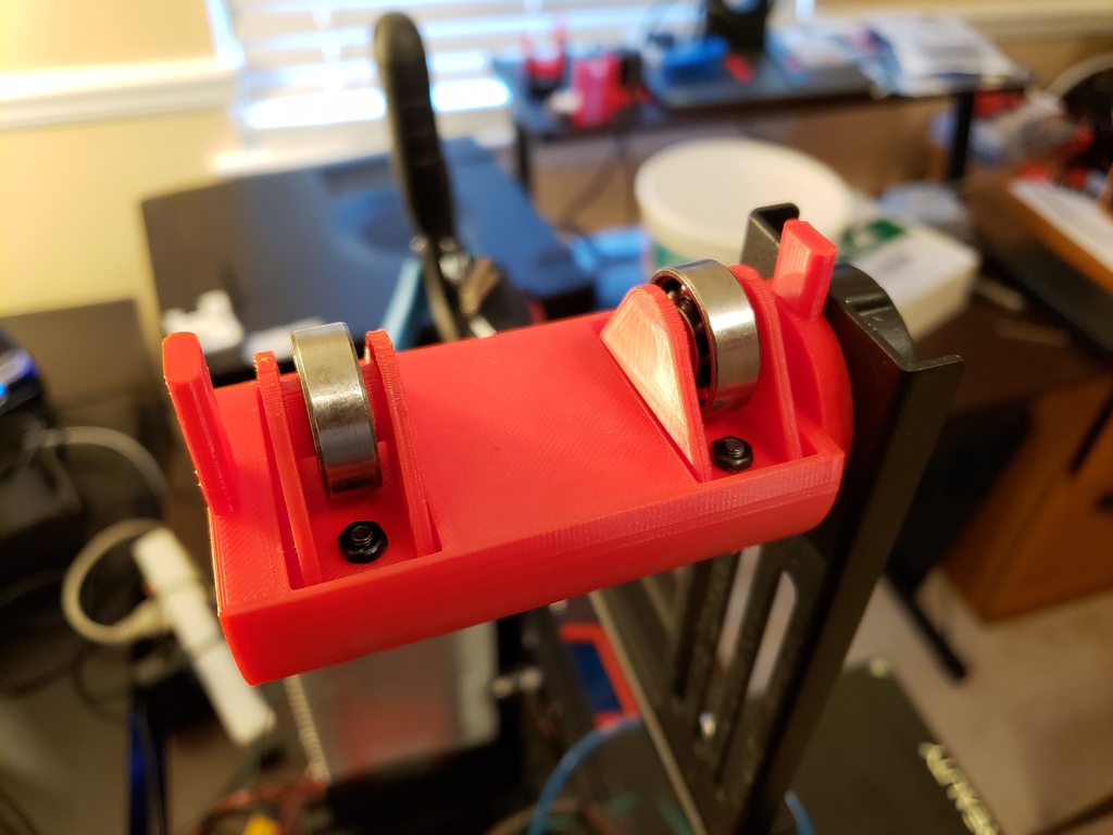 Ender 3 (2019) Filament Spool Holder with Dual Bearings