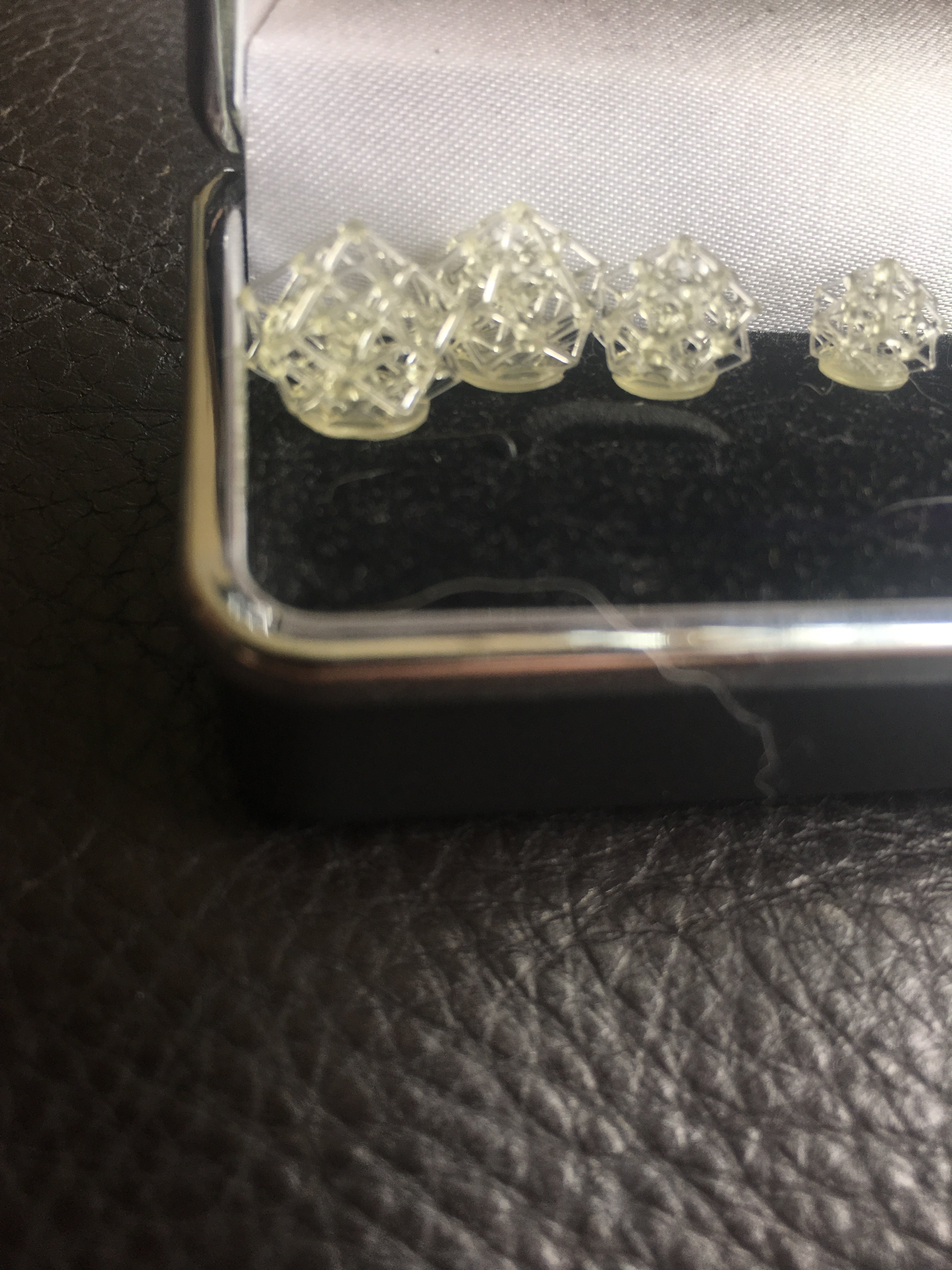 SLA lattice cube test
