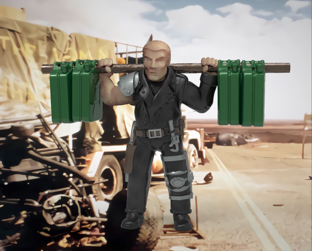20mm Lone Wanderer Mini Gas Carrier - Mad Max - Gaslands - Darkfuture