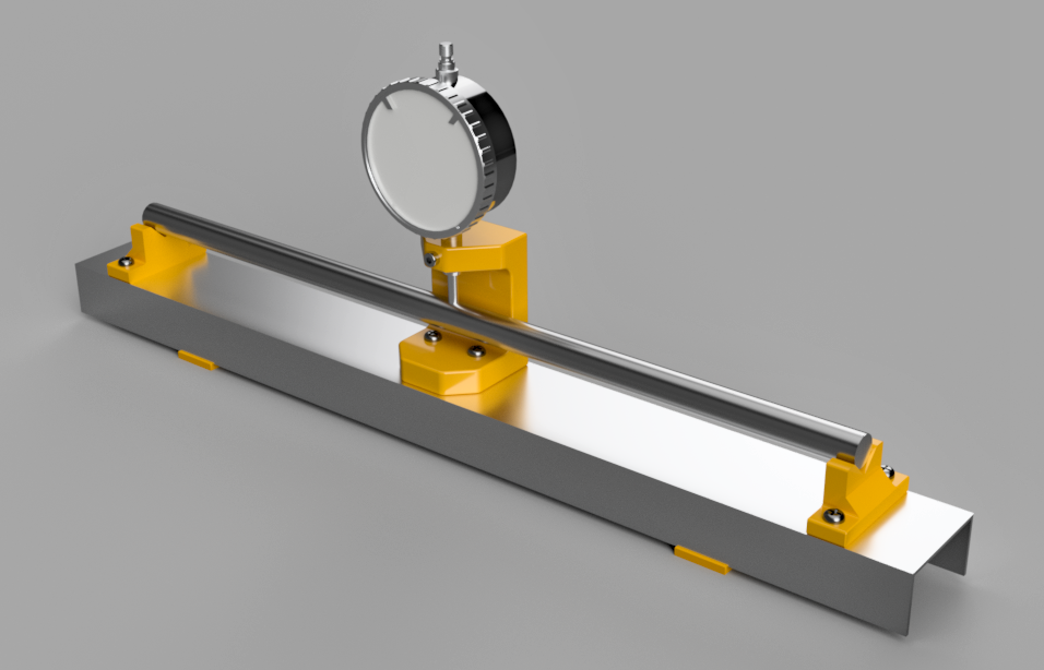 Test for concentric running shaft