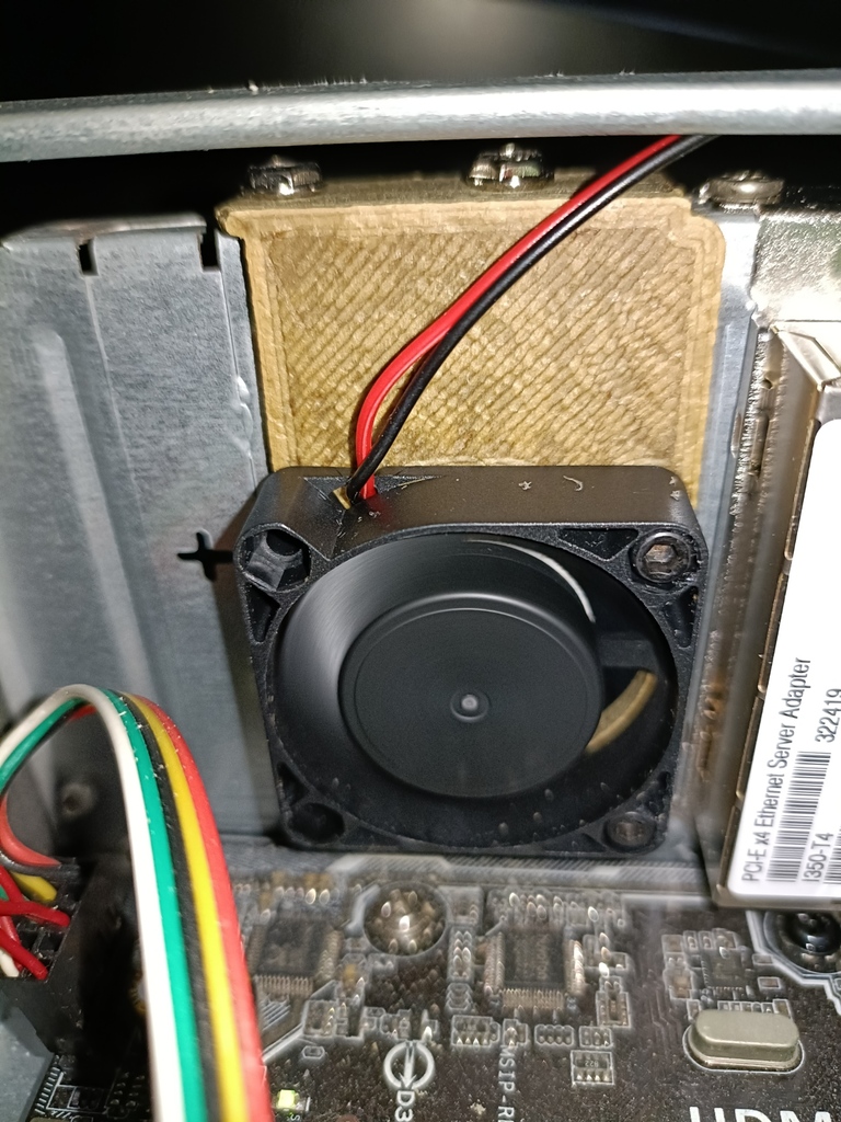 PCI low profile slot 40mm fan