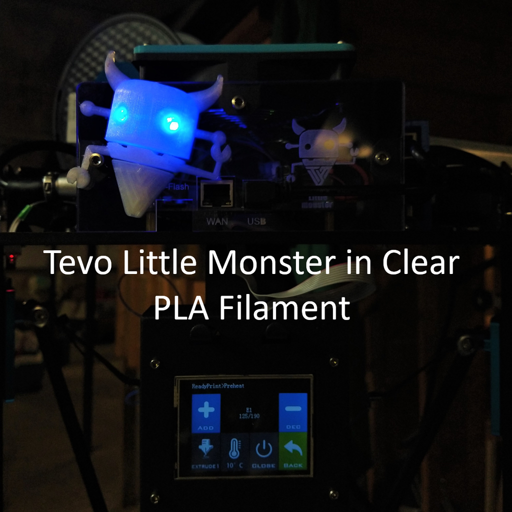 Tevo Little Monster to Bling Your Printer - LED's Fit The Eyes!