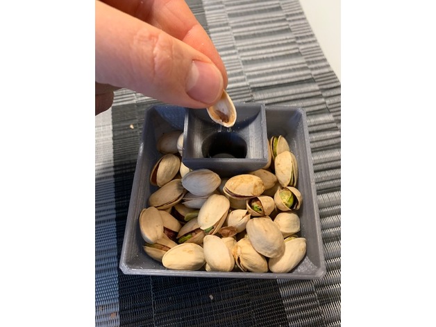 Clever Snack Bowl Boxversion I Peanut Pistachio Seeds Shell With Double Bottom