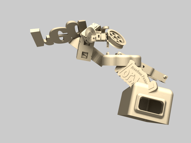 Linear extruder by a Keyfob