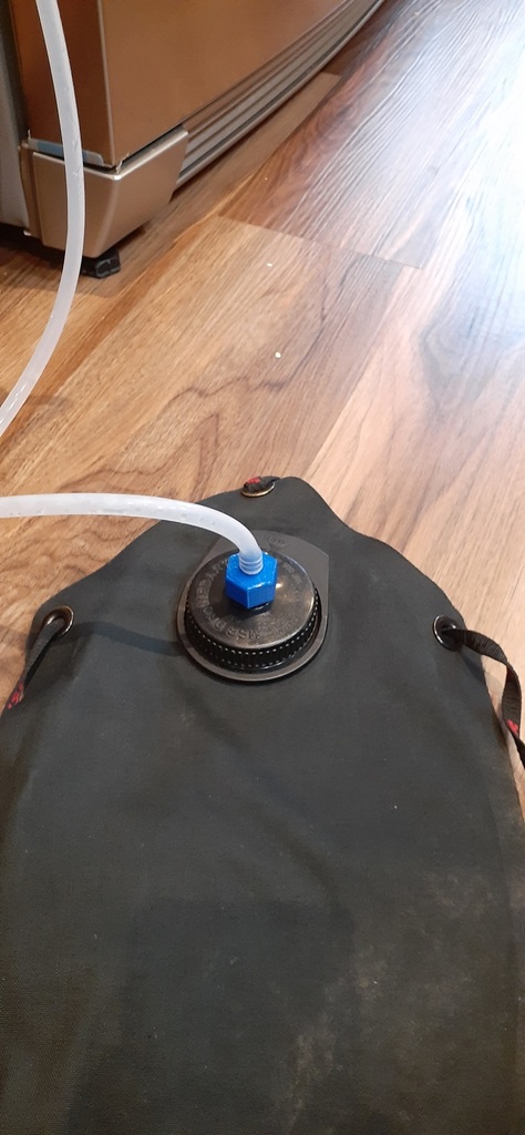 Dromedary Bag water filter adapter