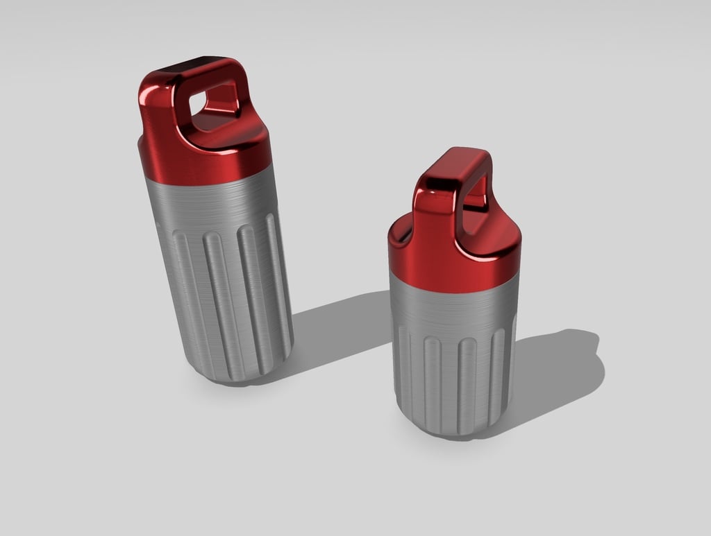 Keychain Pill Container v3