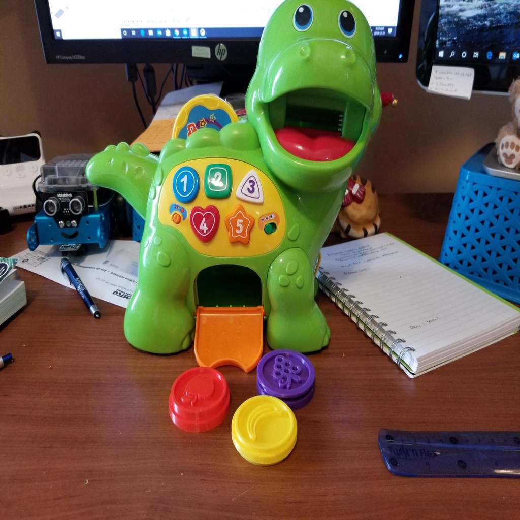 Vtech Dinosaur chomp and count dino replacement coins