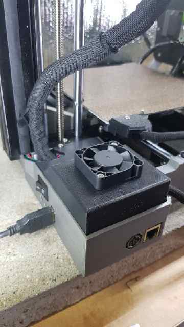 Prusa Mini Fan Box Deckel Platine