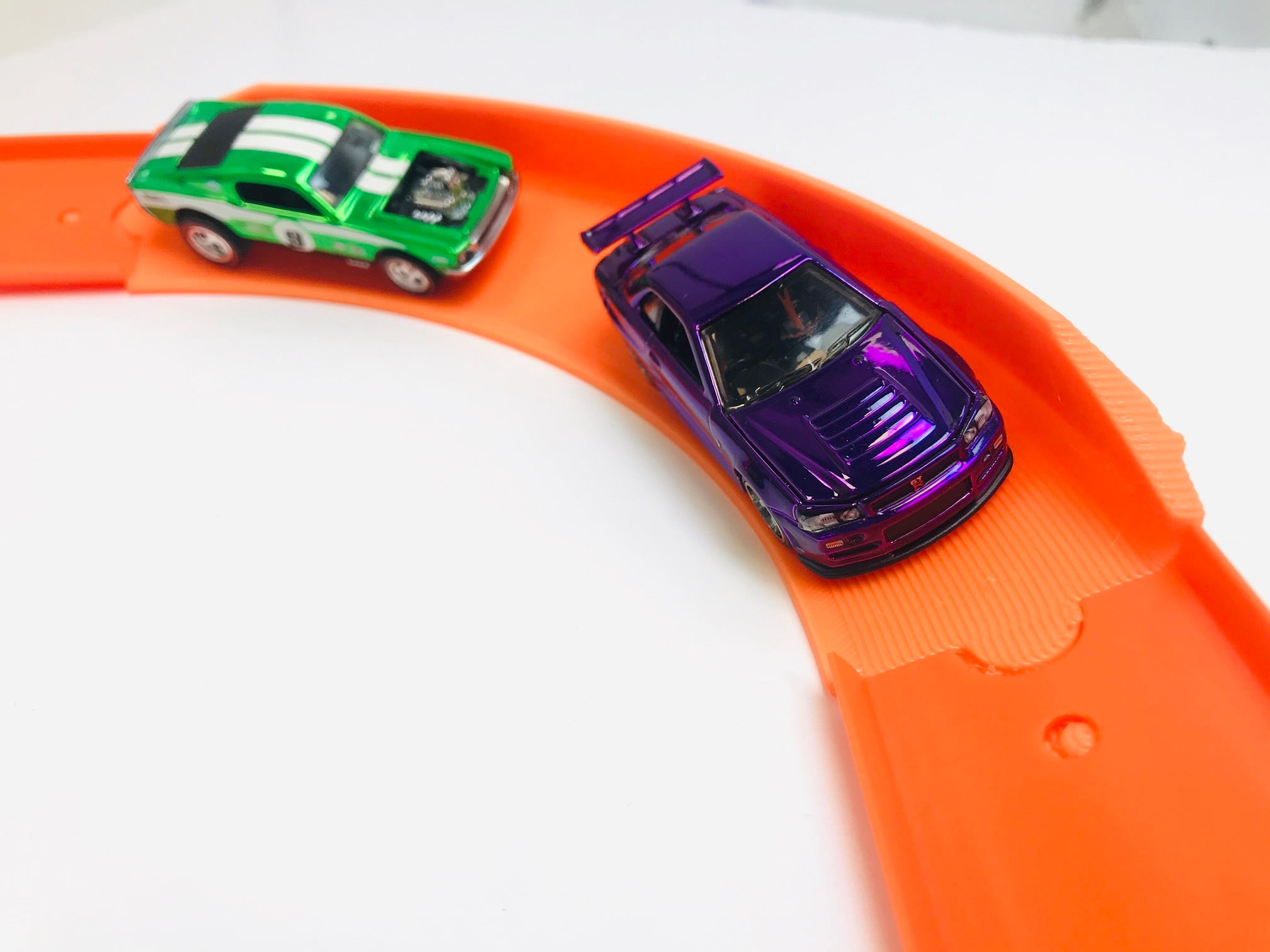 90 degree turn for Hotwheels tracks
