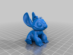 Stich Keychain 3D model