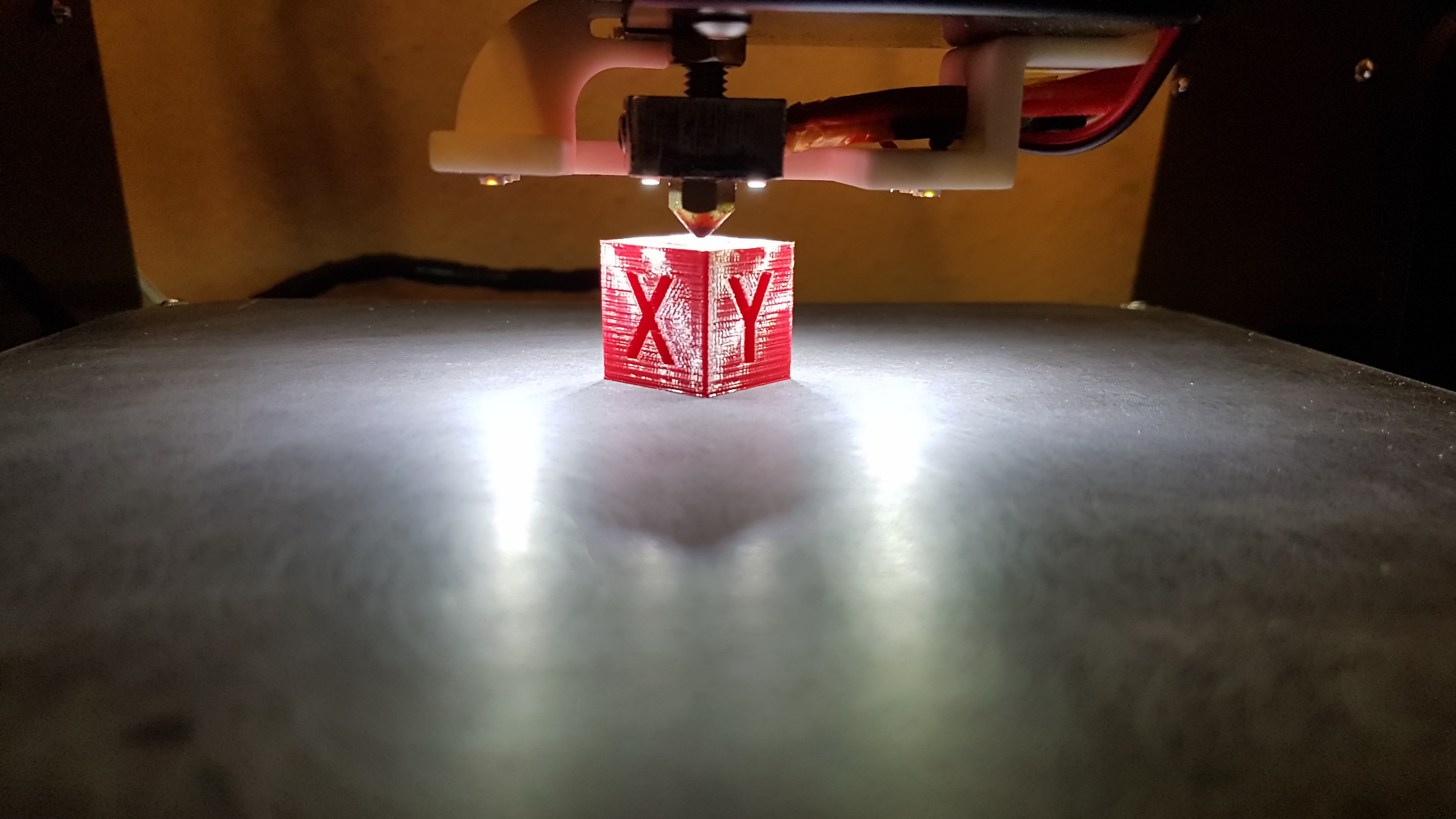 Anet A8 (Jan.2017) NO SCREWS NEEDED - Prusa i3 MK8 EXTRUDER LED LIGHT