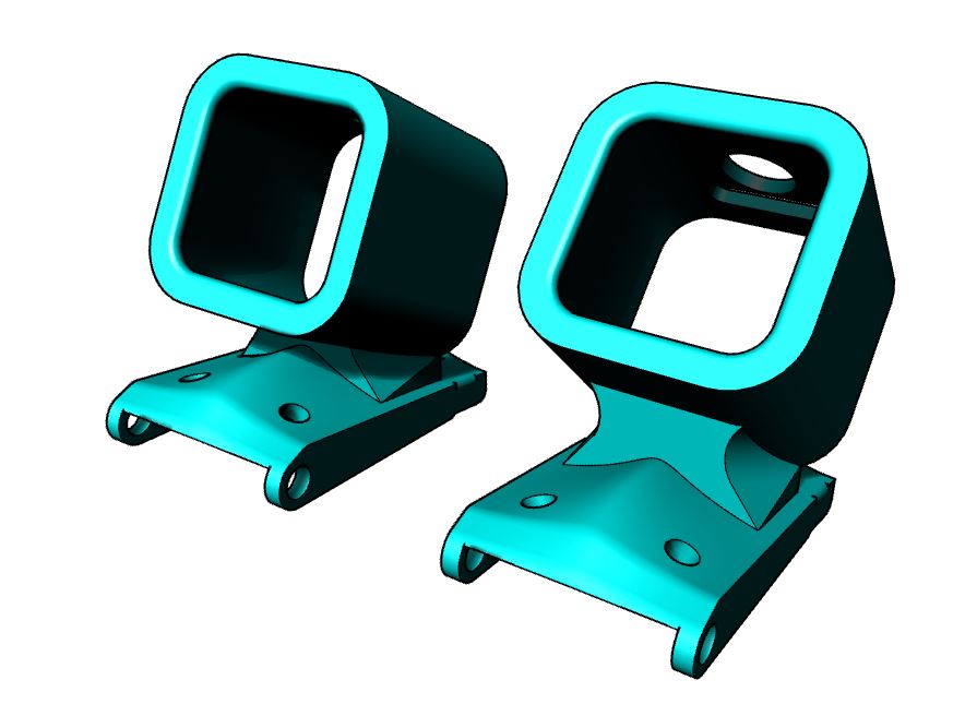 Cerberus GoPro Session Mounts