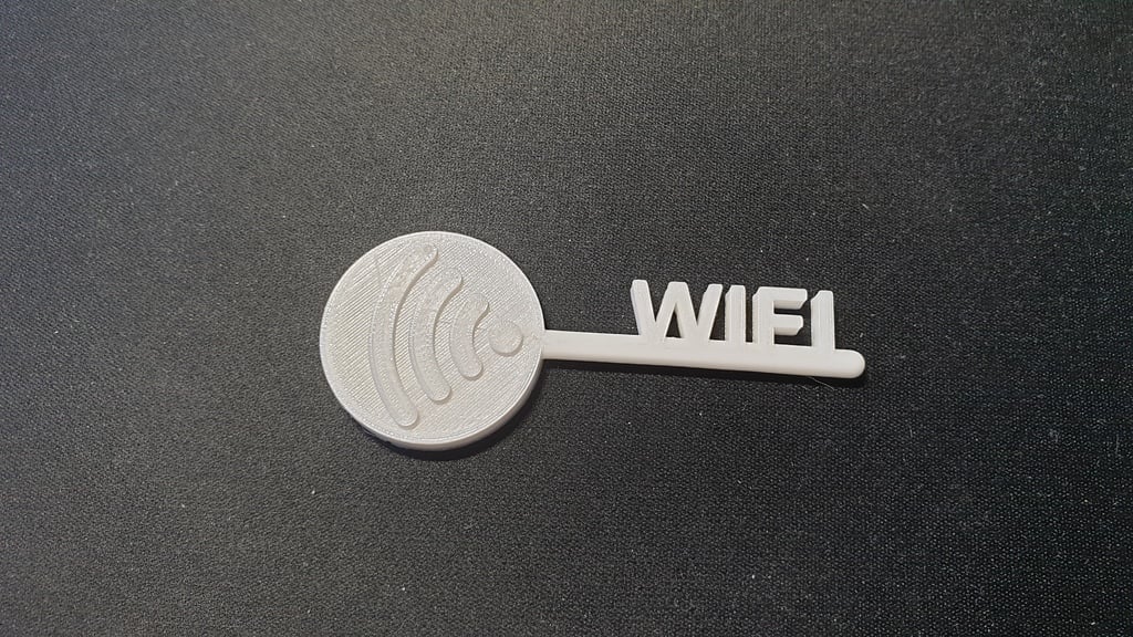 WIFI / WLAN Key for NFC Tag 22mm