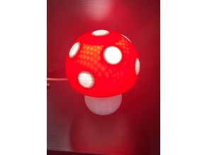 Mushroom Night Light Remix 3D model