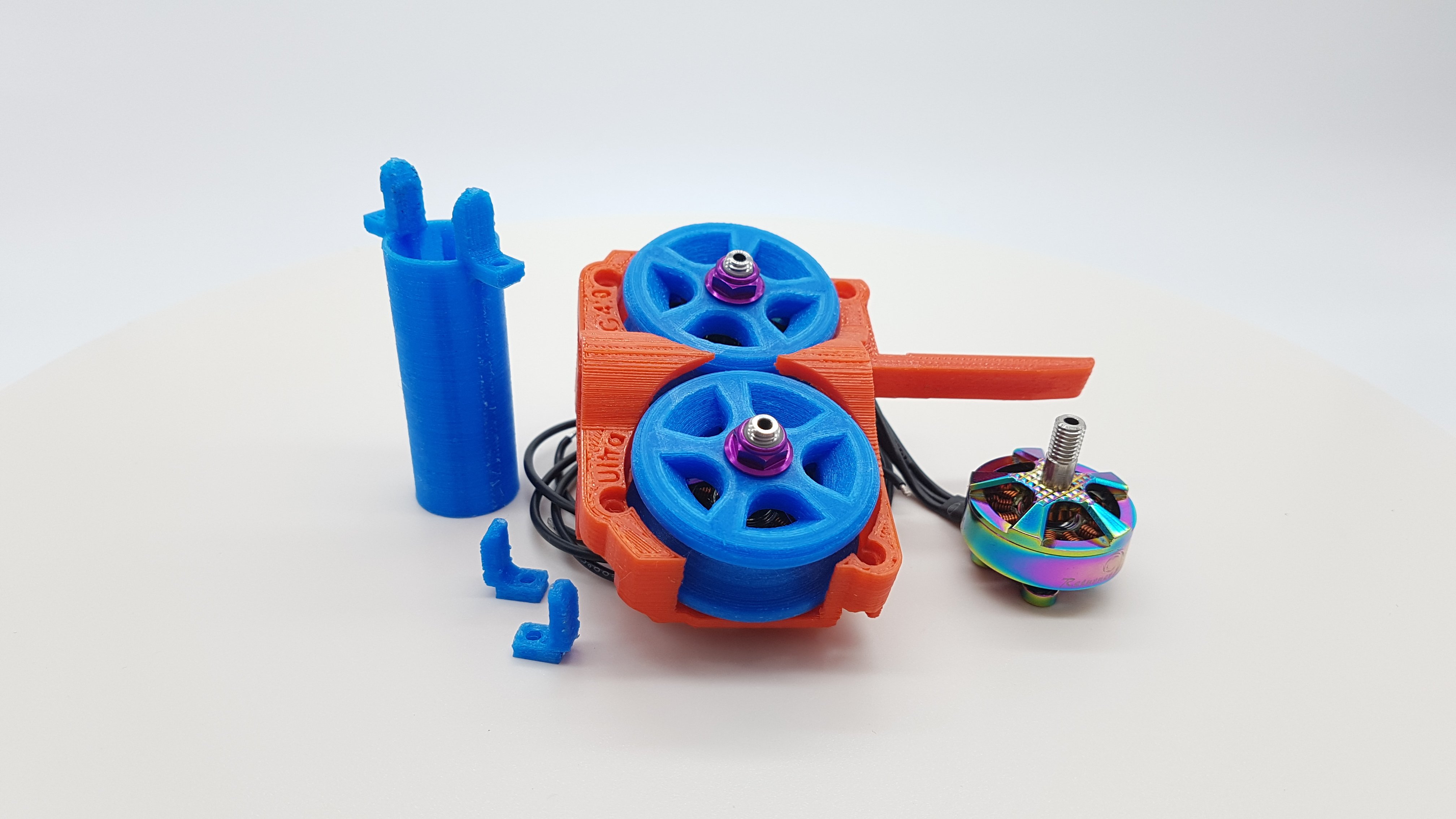 Nerf Stryfe (UltraStryfe) Brushless Motor Cage & Wheels (Gen 4)