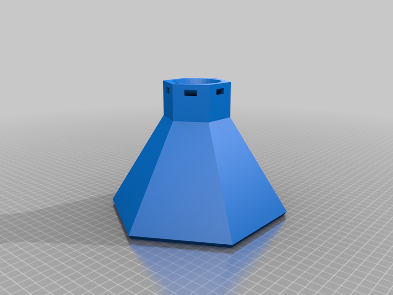 Hexagonal Hanging Lamp